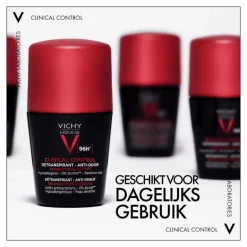 Vichy Homme Clinical Control 96U Deodorant Roller 50 ML