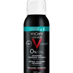 Vichy Homme Deodorant Spray Compressed 100 ML