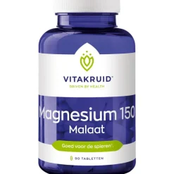 Vitakruid Magnesium 150 Malaat - 90 tabletten