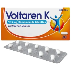 Voltaren K 12,5 MG Pijnstiller Filmomhulde Tabletten Diclofenac-Kalium 20 stuks