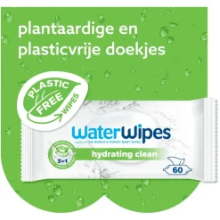 WaterWipes Hydrating Baby Wipes - 12x60