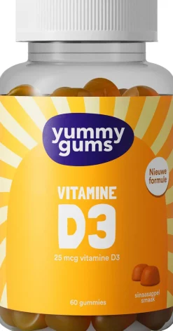 Yummygum Vitamine D3 Suikervrij 60 stuks