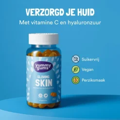 Yummygums Glowing Skin Gummies Suikervrij 60 stuks
