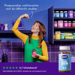 Yummygums Glowing Skin Gummies Suikervrij 60 stuks