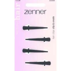 Zenner Snapclip zwart 4x