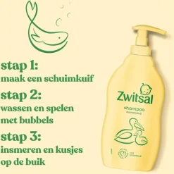 Zwitsal Shampoo Met Pompje 400 ML